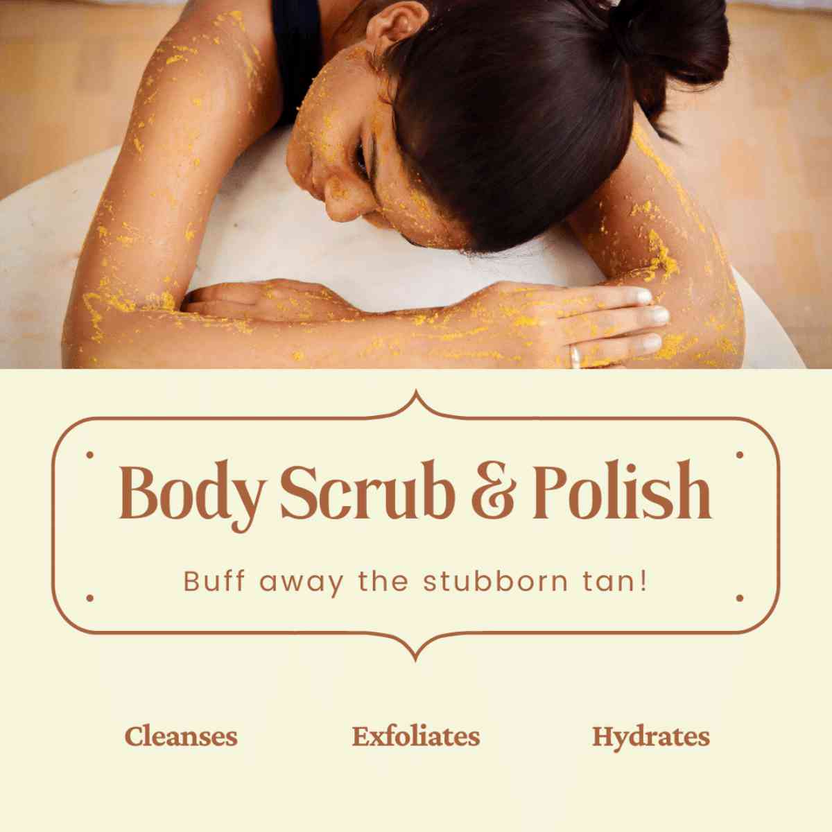 Kanakam Body Scrub & Polish for supple and brightening skin