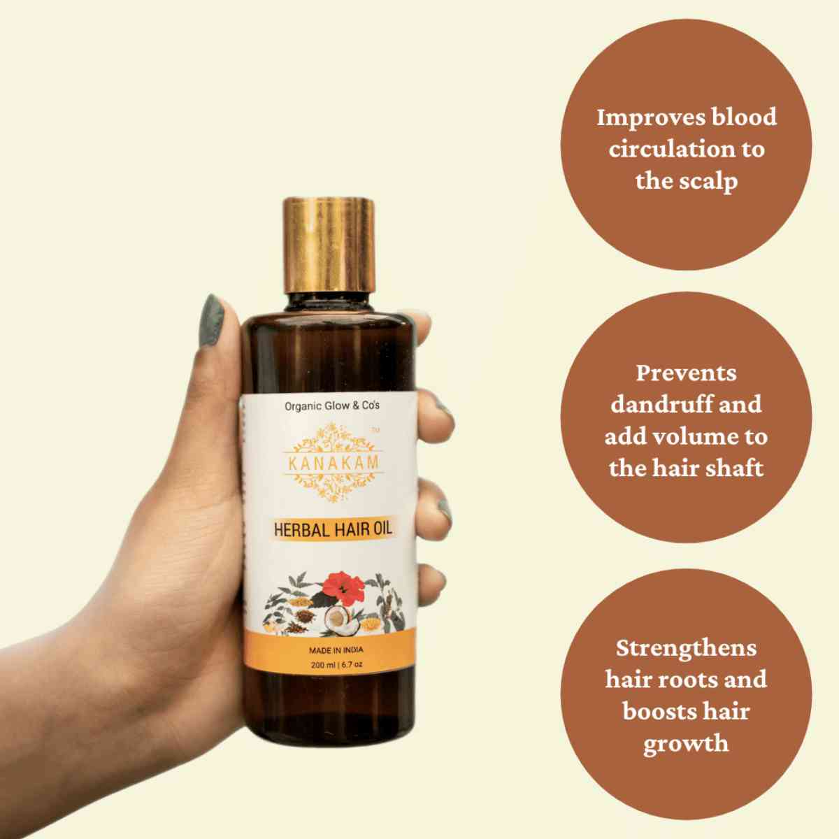 Kanakam home spa kit herbal hair oil