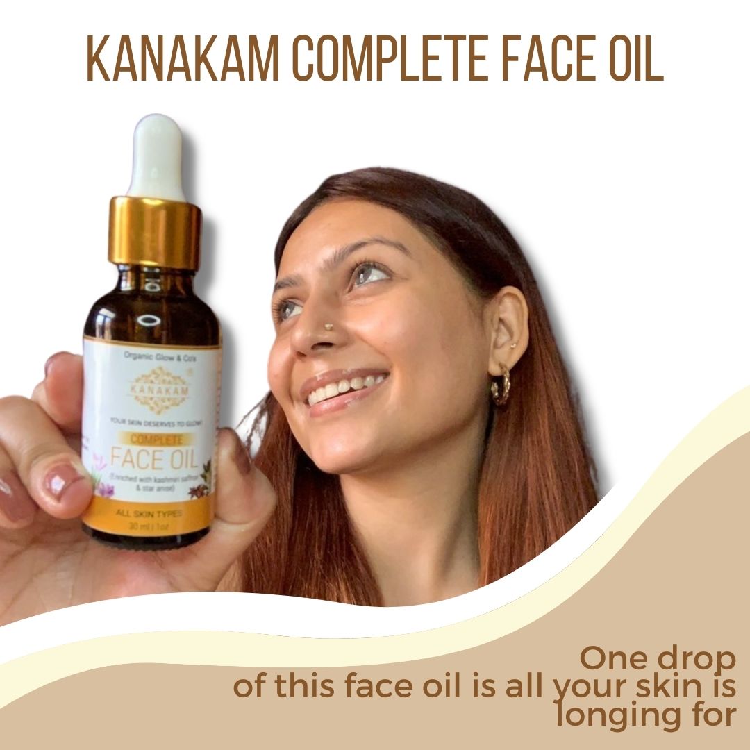 Kanakam Natural Complete Face Oil Model