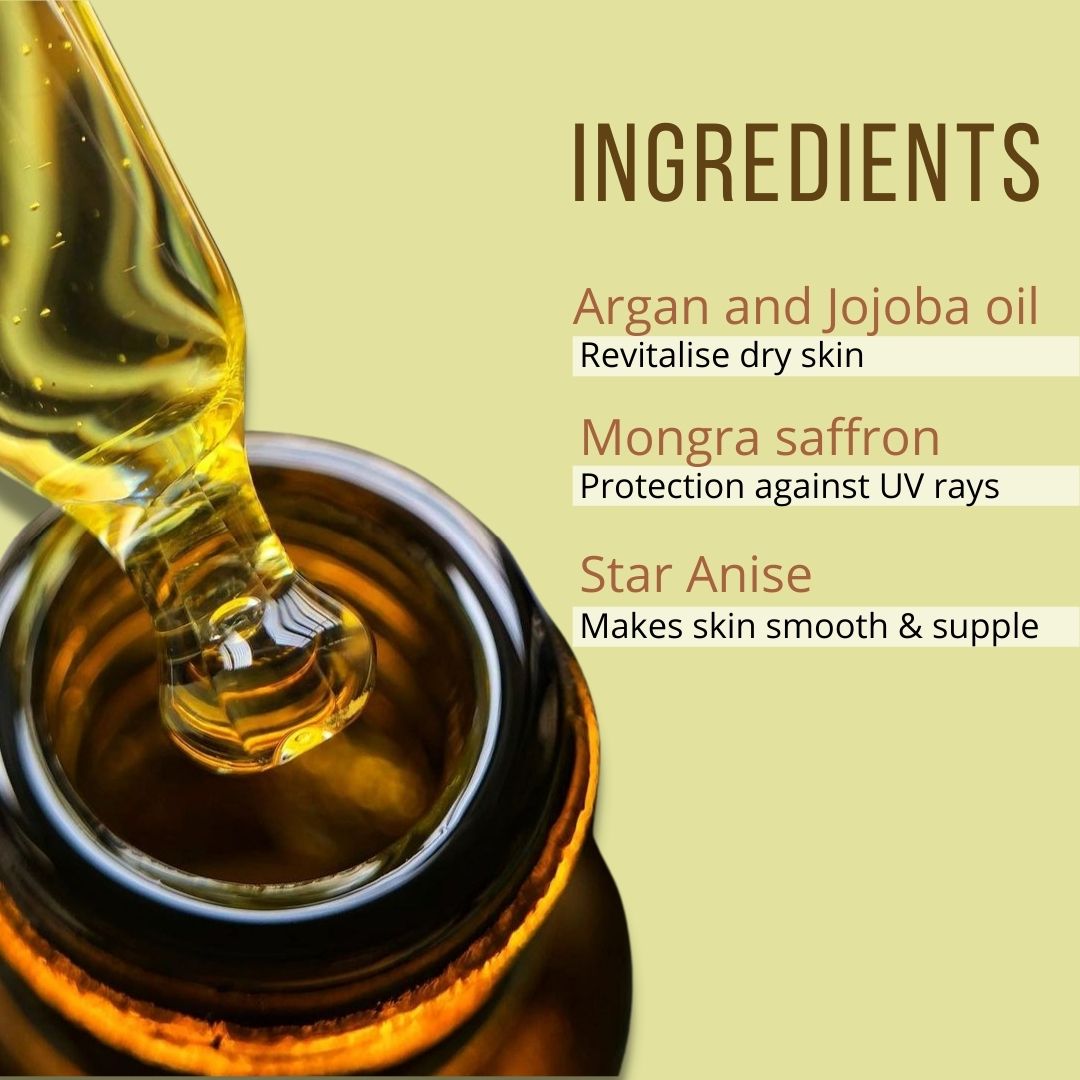 kanakam natural complete face oil ingredients